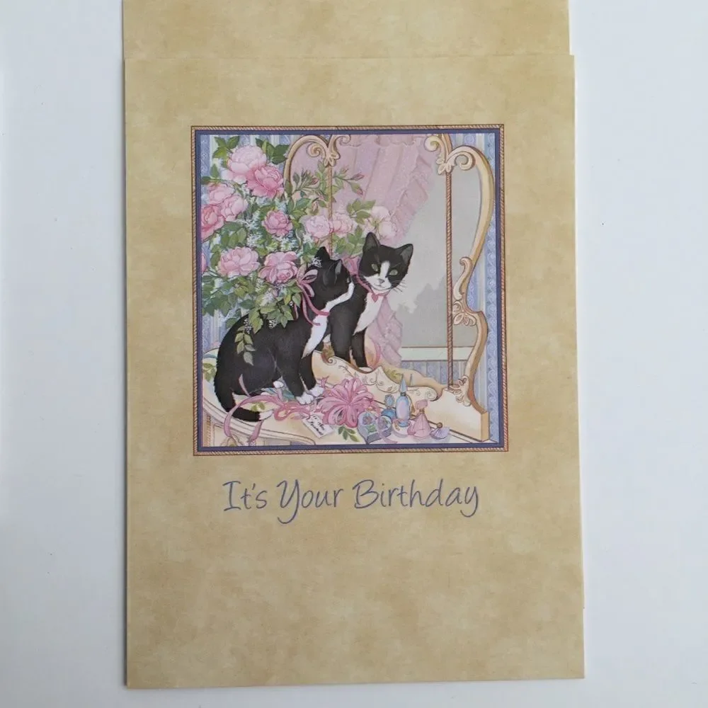 Vintage Current Birthday Cards Bundle/Lot 8 Animal Design Printed in the USA
